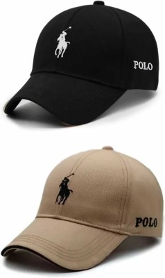 Polo Embroidered Sports/Regular Cap Cap(Pack of 2)