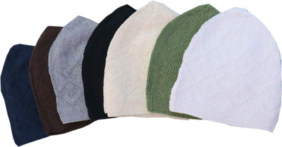 FAFetraders Solid Prayer Cap Cap(Pack of 7)
