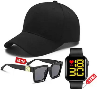 Rozti Sports/Regular Cap Cap(Pack of 3)