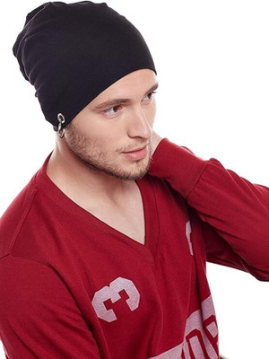 EDENSCOPE Woven, Solid, Self Design Skull Cap Cap