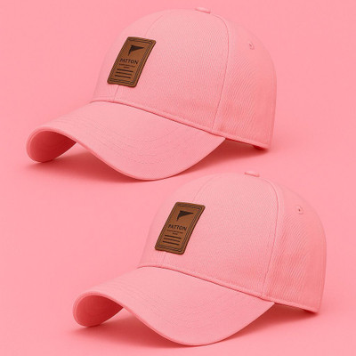 ILLEARION Solid, Self Design Sports/Regular Cap Cap(Pack of 2)
