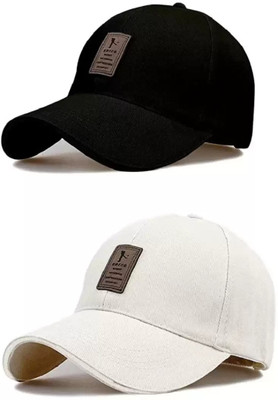 FAS Solid Sports/Regular Cap Cap(Pack of 2)