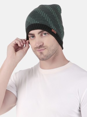 WILD WEST Self Design Beanie Cap