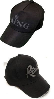 Nk tip top Self Design, Solid Sports/Regular Cap Cap(Pack of 2)