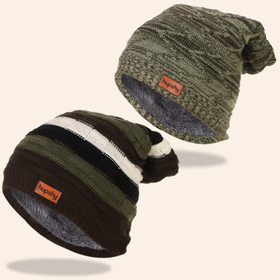 HUPSHY Beanie Cap(Pack of 2)