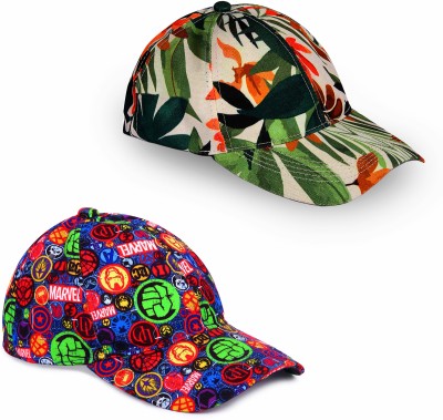 Knotyy Printed Snapback Cap Cap(Pack of 2)