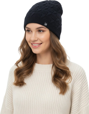 iSweven Woven, Solid Beanie Cap