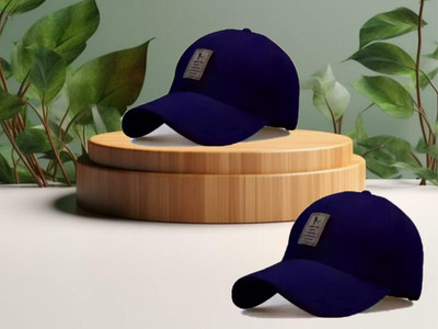 CLASSYMESSI Solid, Self Design Sports/Regular Cap Cap(Pack of 2)