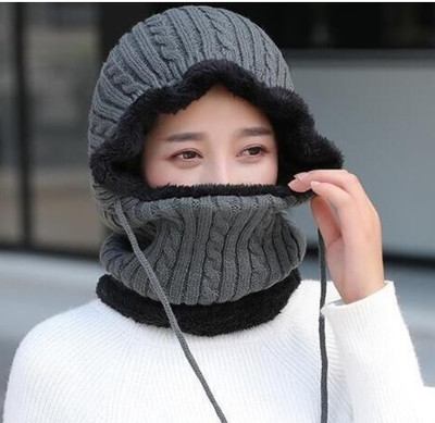 Frackson Solid Beanie Cap(Pack of 2)