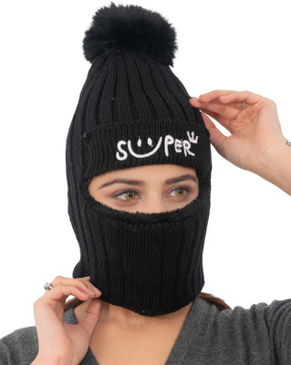 AMOLDO Self Design Skull Cap Cap