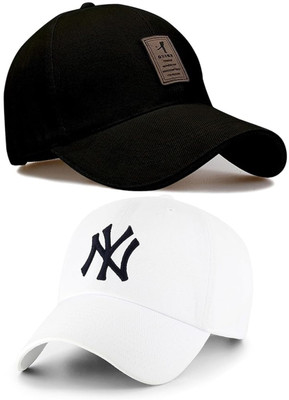 selloria Solid, Self Design, Embroidered Sports/Regular Cap Cap(Pack of 2)