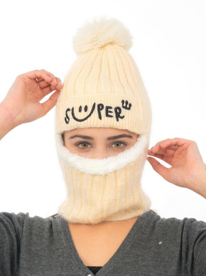AMOLDO Self Design Skull Cap Cap