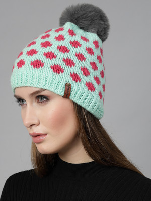 Velvery Self Design Beanie Cap