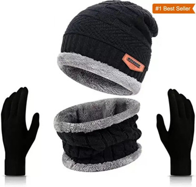 SMART SEWINGERS Solid Beanie Cap