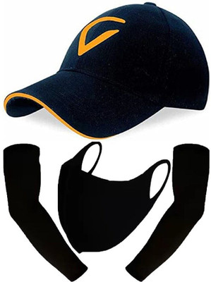 cap world Solid, Self Design, Embroidered Sports/Regular Cap Cap(Pack of 3)