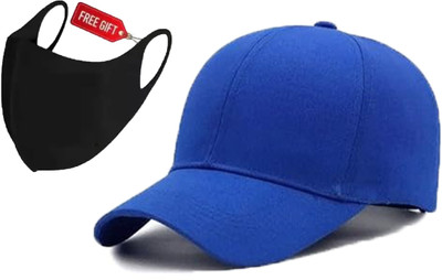cap world Solid, Self Design Sports/Regular Cap Cap(Pack of 2)