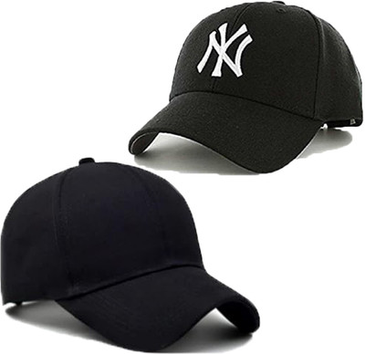 cap world Self Design Sports/Regular Cap Cap(Pack of 2)