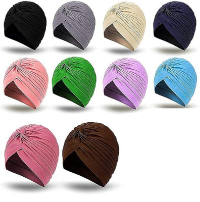 S and P Clothing Solid Skull Cap Cap(Pack of 10)