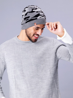 Bharatasya Self Design Beanie Cap