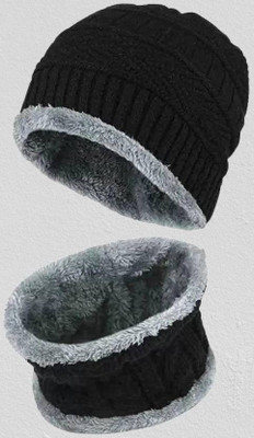 Nk tip top Solid Beanie Cap(Pack of 2)