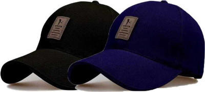 Dcmr Solid Sports/Regular Cap Cap(Pack of 2)