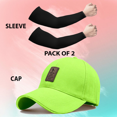 ALAMOS Solid Sports/Regular Cap Cap(Pack of 2)