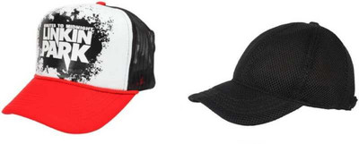 EDENSCOPE Solid, Printed, Self Design Sports/Regular Cap Cap(Pack of 2)