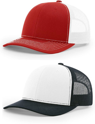 ZACHARIAS Solid, Embroidered Trucker Cap Cap(Pack of 2)