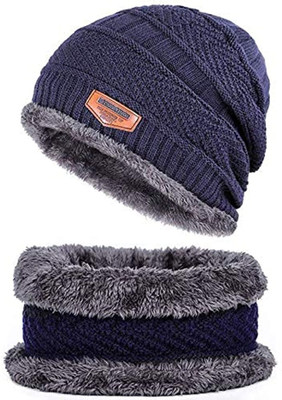 Adorazone Solid Beanie Cap(Pack of 2)