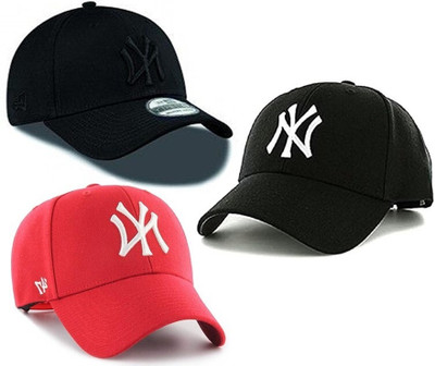 ILLARION Solid, Self Design, Embroidered Sports/Regular Cap Cap(Pack of 3)