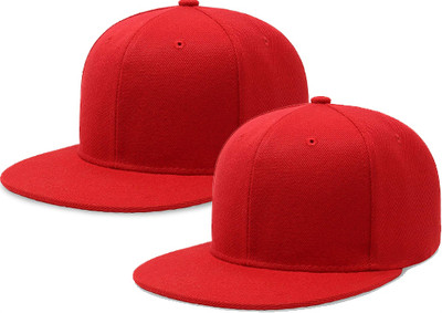 Missby Solid Snapback Cap Cap(Pack of 2)