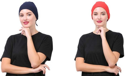 EnviUs Self Design Skull Cap Cap(Pack of 2)