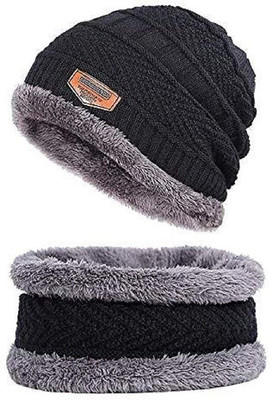 JusAwesm Beanie Cap(Pack of 2)