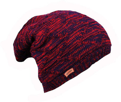 Knotyy Self Design Beanie Cap