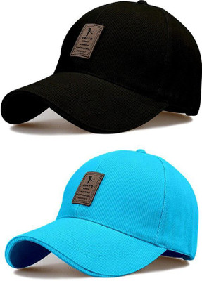 Ritoza Solid Sports/Regular Cap Cap(Pack of 2)