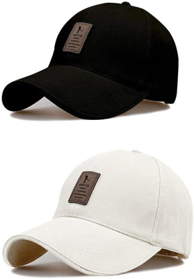 Hench Self Design Sports/Regular Cap Cap(Pack of 2)