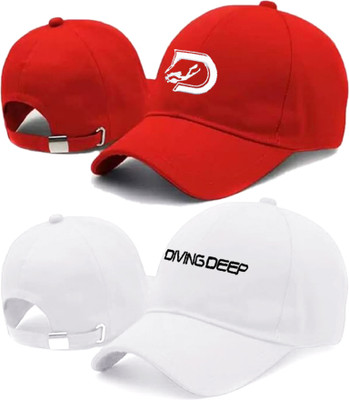 UMMISS Embroidered Sports/Regular Cap Cap(Pack of 2)
