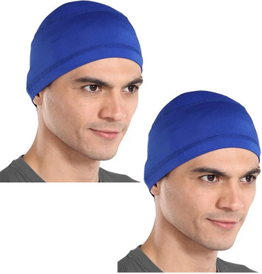 Alipzone Solid Skull Cap Cap(Pack of 2)