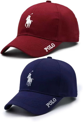 Polo Embroidered Sports/Regular Cap Cap(Pack of 2)
