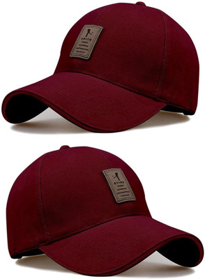 ILLARION TREND Self Design Sports/Regular Cap Cap(Pack of 2)