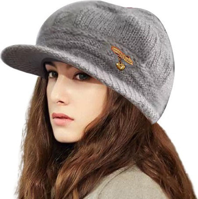TRUE INDIAN Solid Beanie Cap