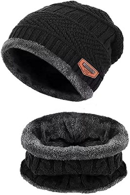 PERFECT STAR Striped Beanie Cap(Pack of 2)