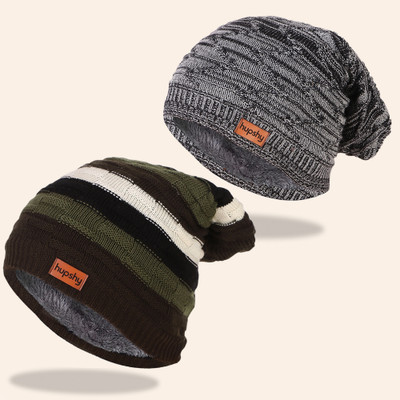 HUPSHY Beanie Cap(Pack of 2)