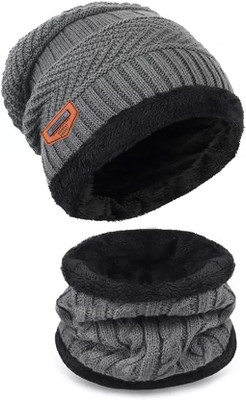 NKPR Woven Beanie Cap(Pack of 2)