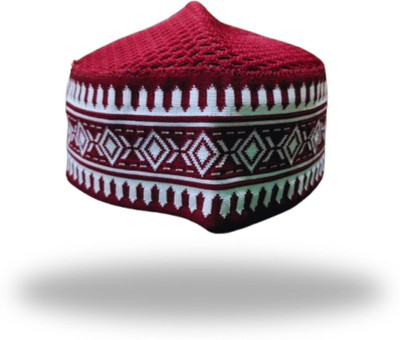 BR COLLECTION Embroidered, Printed Prayer Cap Cap