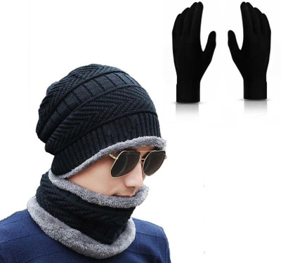 Mom Enterprises Self Design Beanie Cap