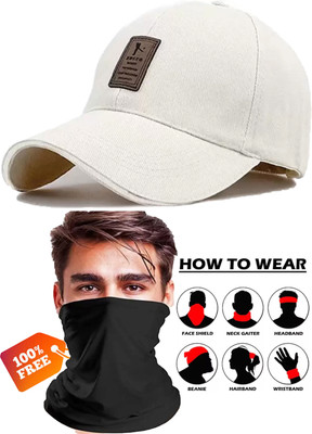 FLEXCYCAP Solid, Self Design Sports/Regular Cap Cap(Pack of 2)