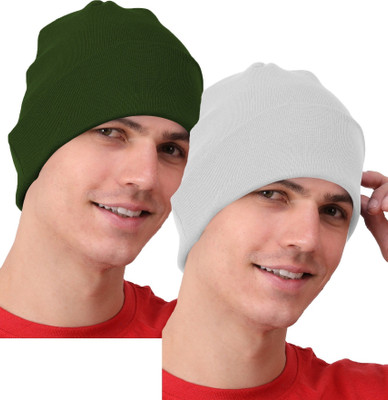 THE BLAZZE Skull Cap Cap(Pack of 2)