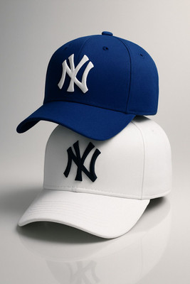 blutech Embroidered, Self Design, Solid Sports/Regular Cap Cap(Pack of 2)
