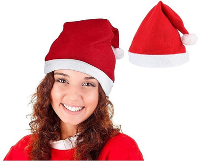 FQZILON Solid Santa Cap Cap(Pack of 2)